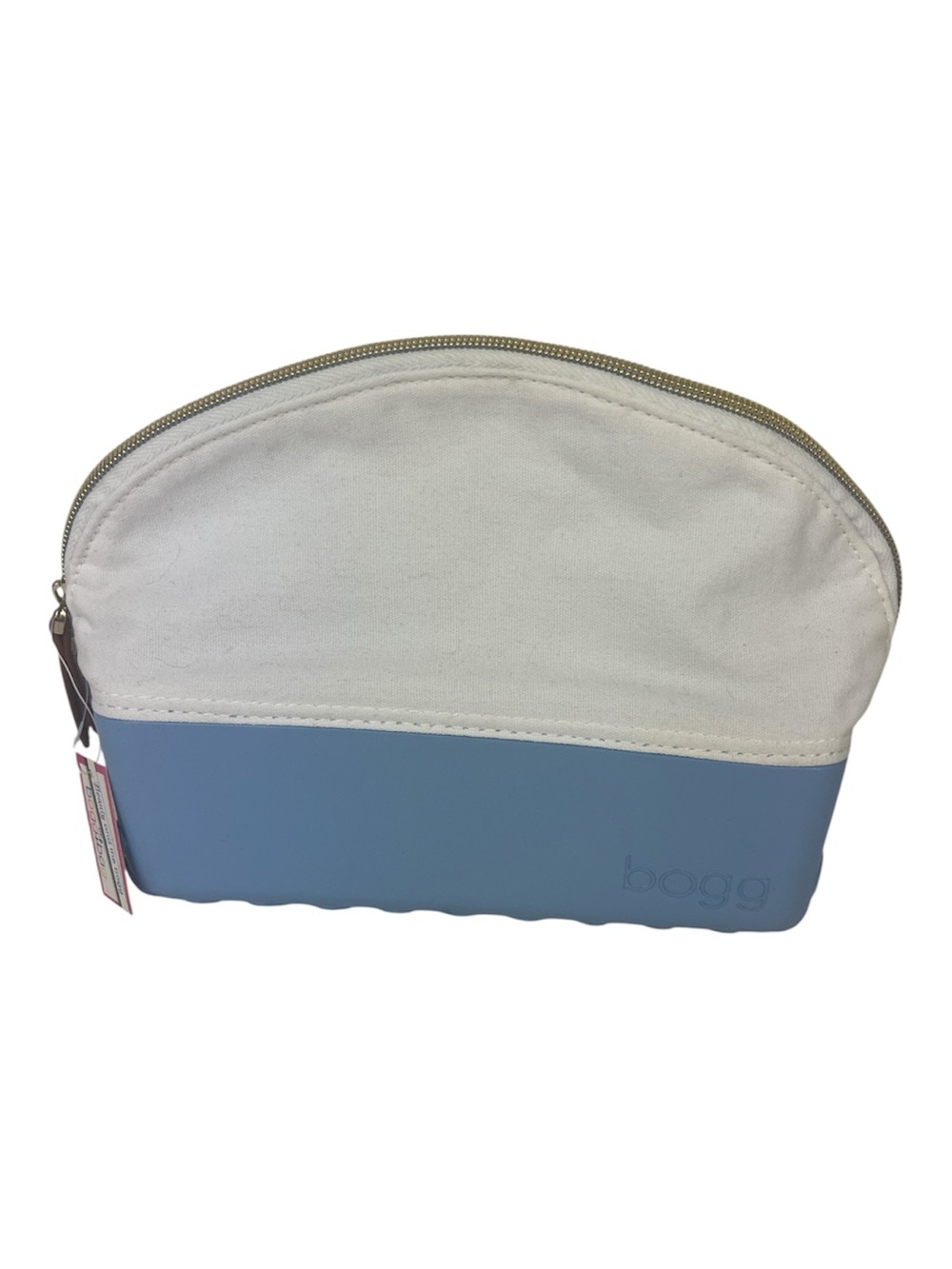 BOGG Makeup Bag Light Blue & White NWT - Picture 3 of 9